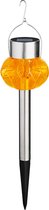 Melinera Decoratie LED-Solarlamp Geel 35cm