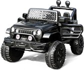 Merax Jeep Voiture électrique pour enfants 2 places - Voiture sécurisée pour les Enfants à partir de 3 ans - Télécommande incluse - Zwart