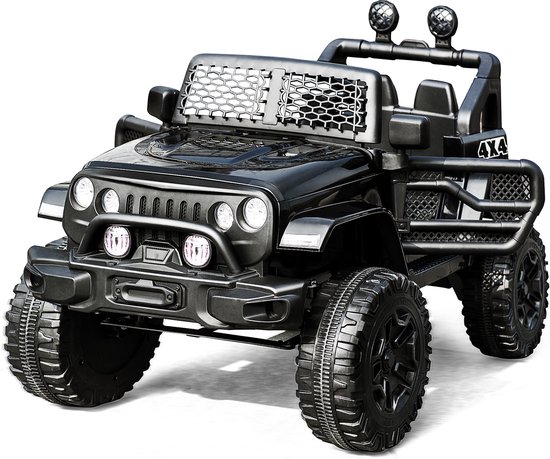 Merax Jeep Voiture électrique pour enfants 2 places - Voiture sécurisée  pour les