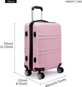 Trolley Suitcase Set, Handbagage / Lightweight 4 rolls carry-on trolley suitcase board luggage cabin trolley travel suitcase luggage,