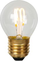 Lucide G45 - Ampoule à filament - Ø 4,5 cm - LED - E27 - 1x3W 2200K - Transparent