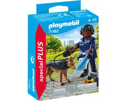 foto van PLAYMOBIL Special Plus Politieagent met speurhond - 71162