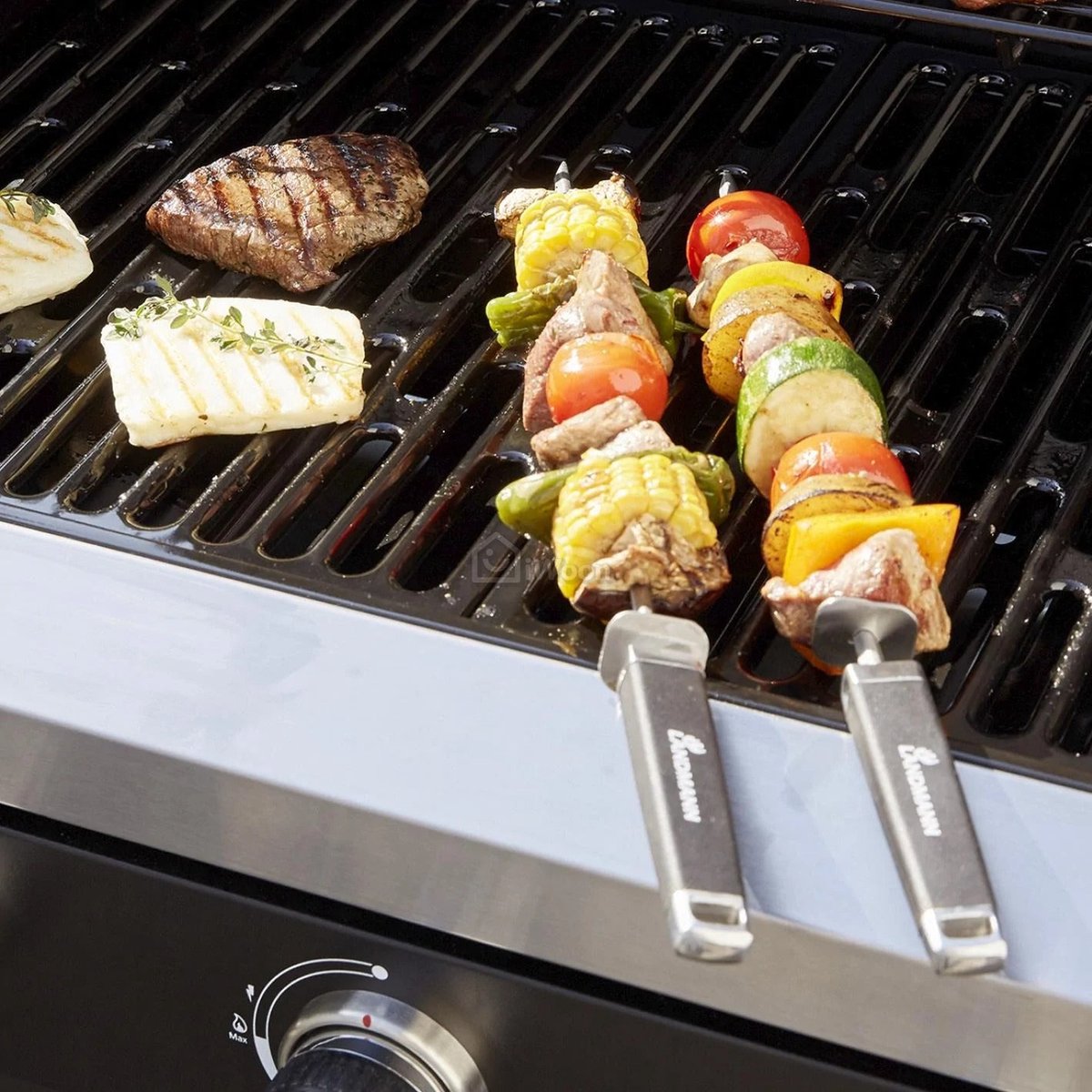 GasBBQ Landmann Trexon PTS 3.1 Zwart - 4 branders - Inclusief gasslang - Gas bbq barbecue – foto 3