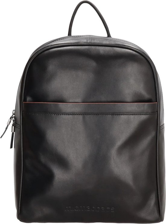 Micmacbags Le Mans Heren LaptoptasRugzak Leer Zwart bol