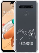 LG K41S Hoesje Pinky Promise - Designed by Cazy