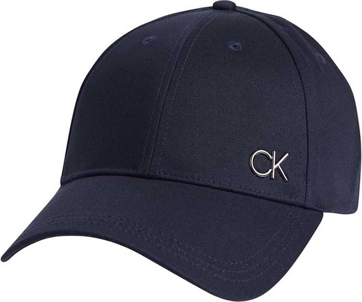 Calvin Klein Ck Bombed Metal Bb Cap Petten Heren - Blauw - Maat ONESIZE
