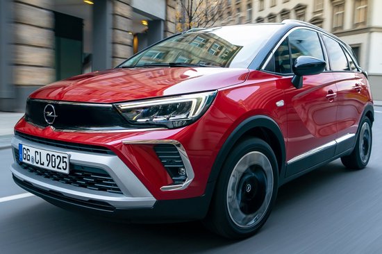 Tapis de voiture en caoutchouc Tapis de voiture Opel Crossland - Année de construction : 01/2021 - 2022 - Ajustement d'origine - 4 pièces