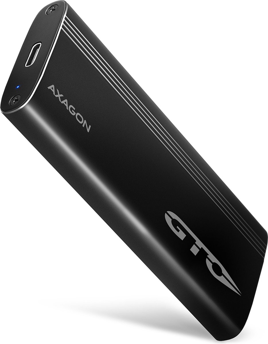 AXAGON EEM2-GTO USB-C 3.2 Gen2 - M.2 NVMe SSD THIN OVAL 42-80mm box *USBCM *USBCF *M.2