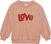 Minymo Meisjes Sweater Love Roze (Canyon Sunset) - 152
