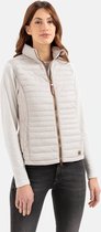 camel active Gewatteerd vest 100% gerecycleerd materiaal - Maat womenswear-46 - Wit