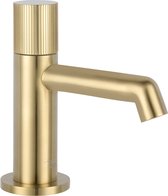 Ben Engraved Line Fonteinkraan - 13.20 cm - Messing - Toiletkraan - Koudwaterkraan - WC Kraan