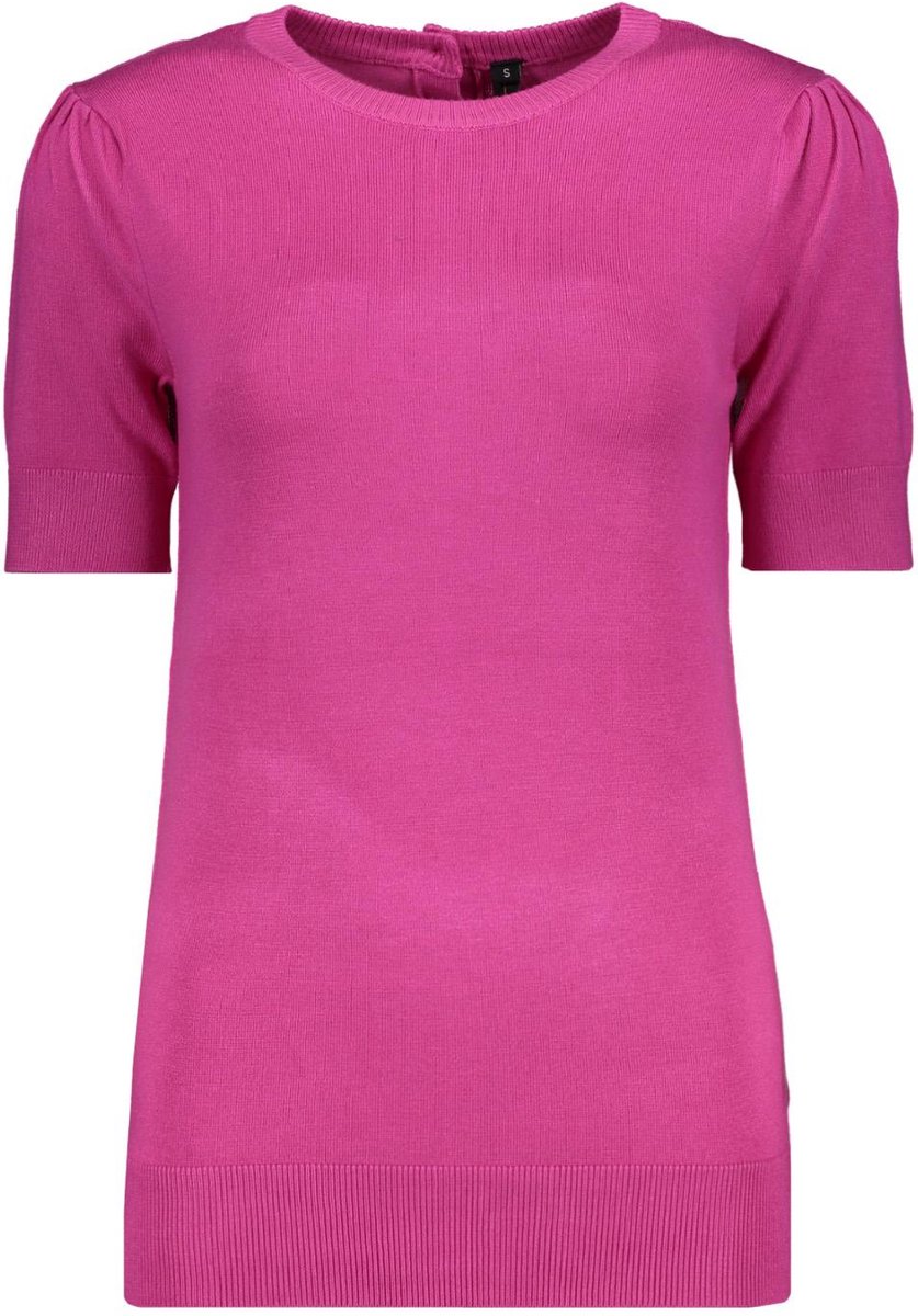 NED T-shirt Quinty 24 1 2 Ss Flat Knit 23s1 U106 28 433 Raspberry Rose Dames Maat - L