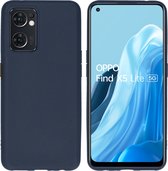 Coque Oppo Find X5 Lite 5G iMoshion Color Backcover - Bleu Foncé