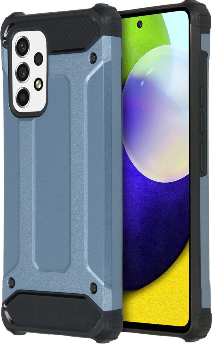 iMoshion Rugged Xtreme Backcover Samsung Galaxy A53 hoesje - Blauw