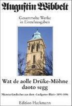 Augustin Wibbelt - Gesammelte Werke in Einzelausgaben 22,1. Wat de aolle Drüke Möhne daoto segg