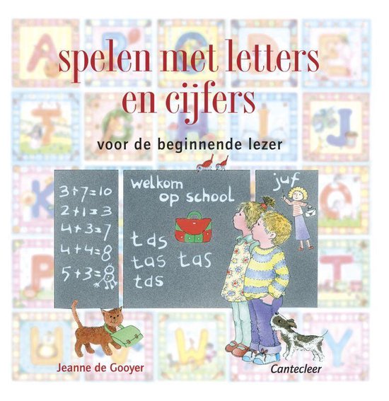 Cover van het boek 'Spelen met letters en cijfers' van Jeanne de Gooyer