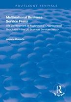 Routledge Revivals - Multinational Business Service Firms