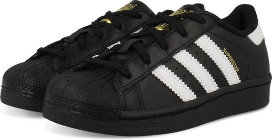 bol.com | adidas SUPERSTAR FOUNDATION BA8379 - schoenen-sneakers - Unisex -  zwart/wit - maat 28