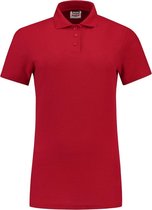 Tricorp Dames poloshirt - Casual - 201010 - Rood - maat S