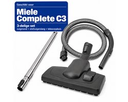 Kleanburg® Enkel geschikt voor Miele C3 - Stofzuiger Onderdelen Set – Slang, Telescoopbuis & Combizuigmond