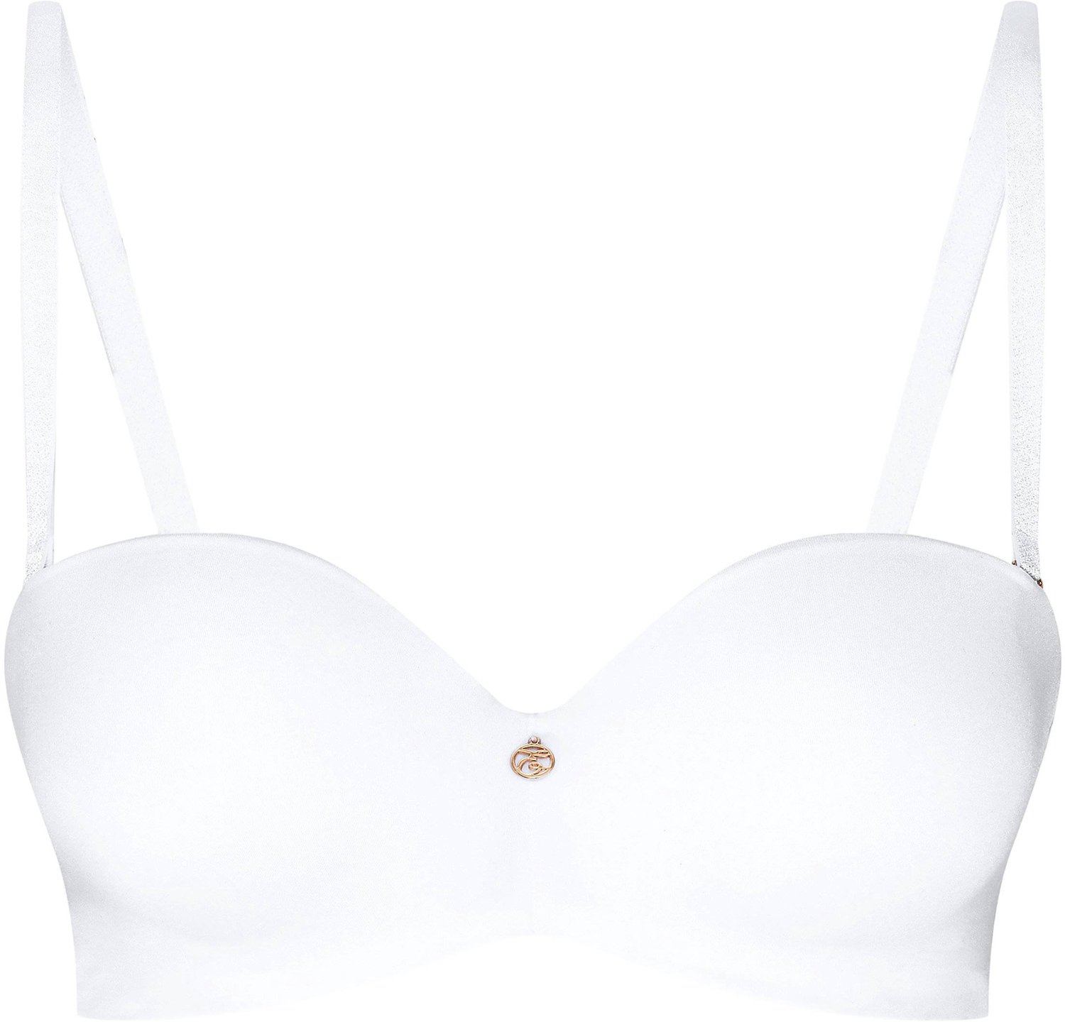 ESOTIQ Raffen - Push-upbeha - Bardotmodel - Wit