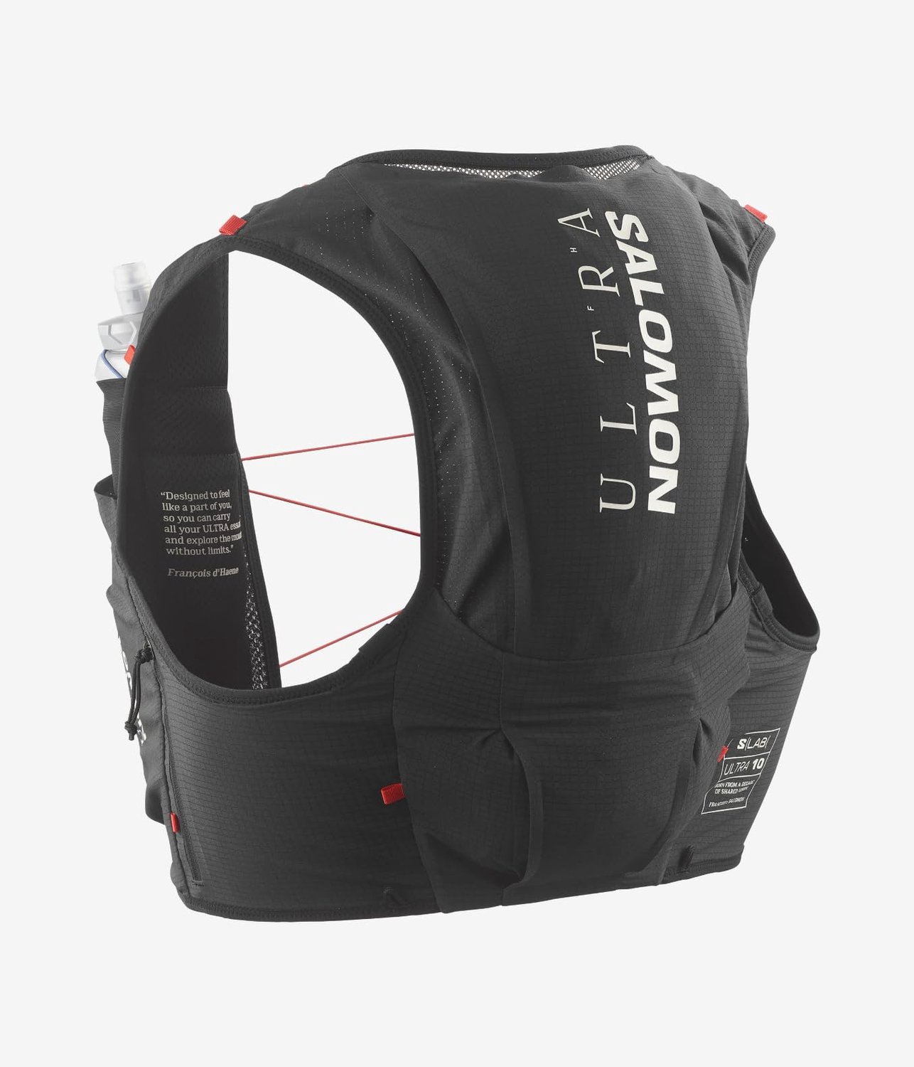 Salomon S/LAB Ultra 10 Hardloopvest Mixte Zwart