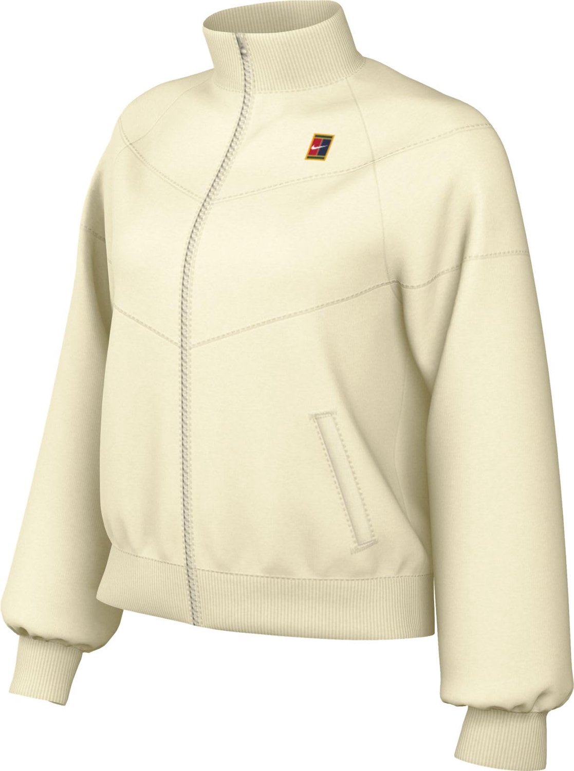 Nike Court Windrunner Poly Knit Jacket Heritage Dames trainingsjack Diffused Blauw