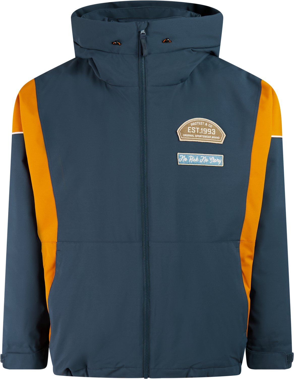 Protest PRTBurnet Skijas Heren Waterkolom 10K Skipasvak Winterjas Marineblauw