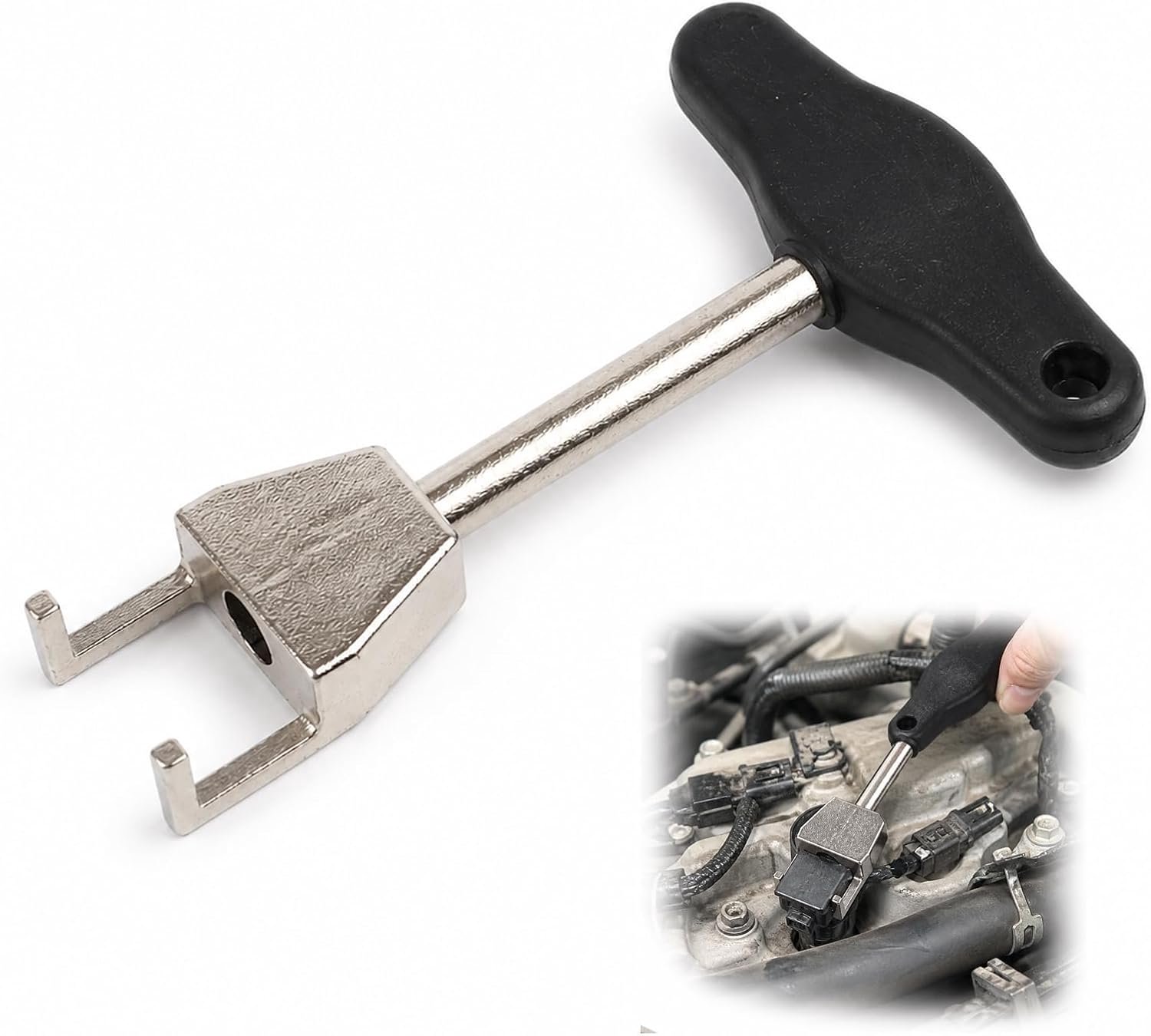 Ontstekingsspoeltrekker 1,4 l en 1,6 T - robuust staal - ergonomische T-handgreep - eenvoudig te demonteren - ShopVlot