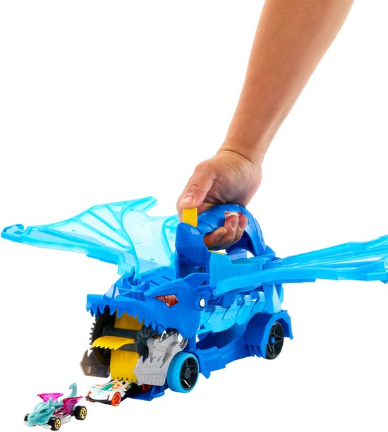 Hot Wheels Ultieme Dubbele Draak Transportvoertuig - 2 speelgoedauto's — cadeau in Spellen & Speelgoed - foto 6