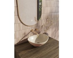 Wiesbaden Barco Waskom Ovaal 40 x 33 x 14,5 cm Keramiek - Beige