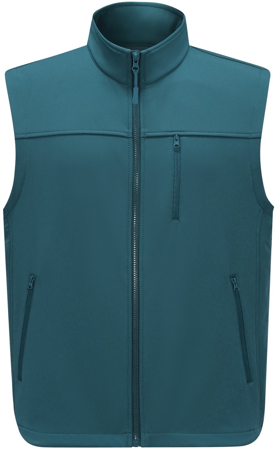 YOUTHUP Heren Outdoor Bodywarmer met Staande Kraag Warm Fleece Meerblauw