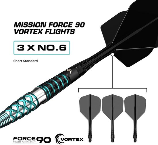 Mission Neptune Rapid Point 90% - Dartpijlen — afbeelding 2