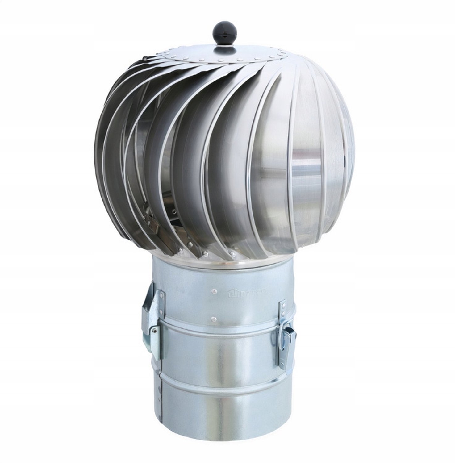 Darco Turbowent Ventilatiekap met Openbare Pijpvoet Ø150mm