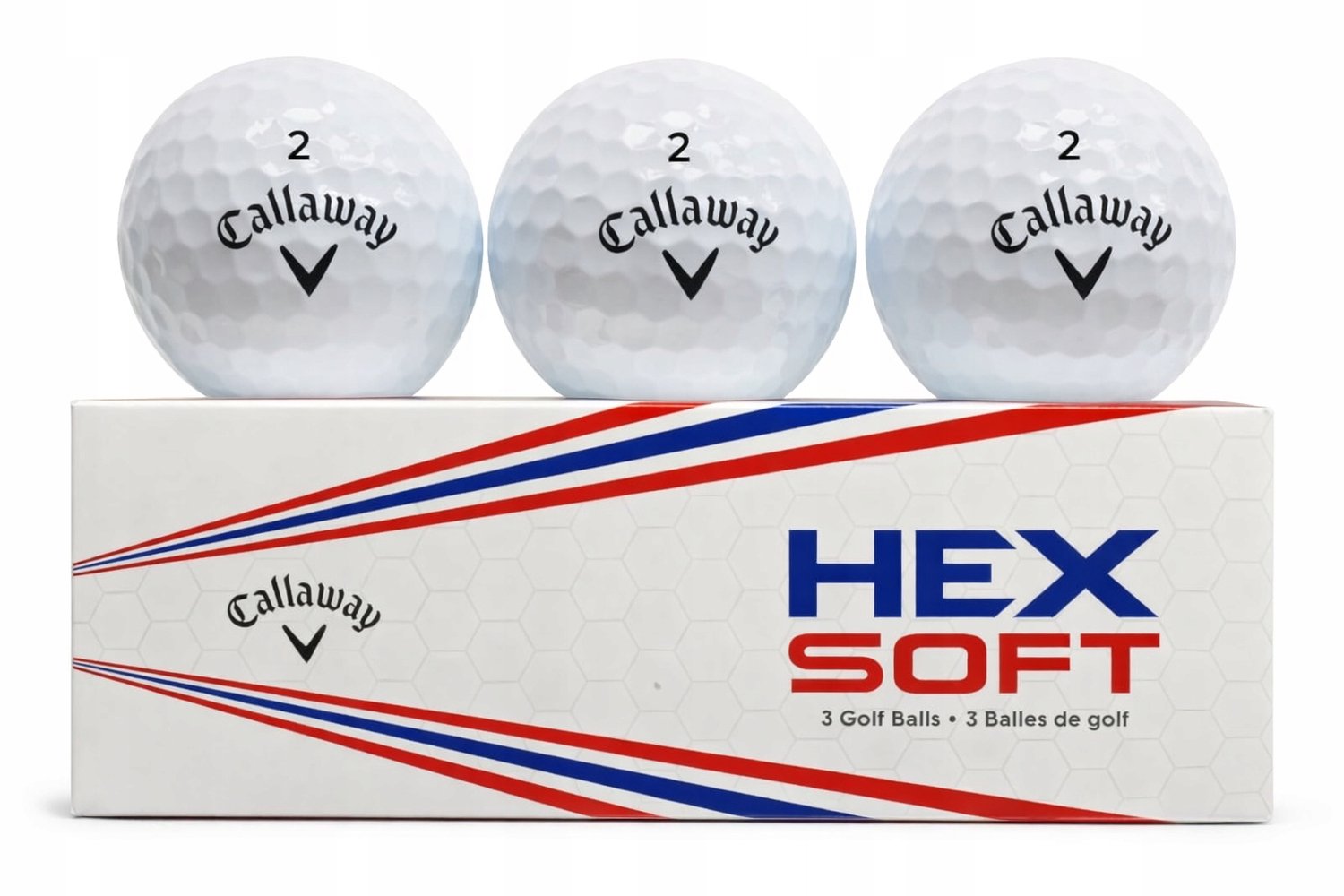 Callaway HEX Soft Golfballen Set - 3 stuks - Nummer 2