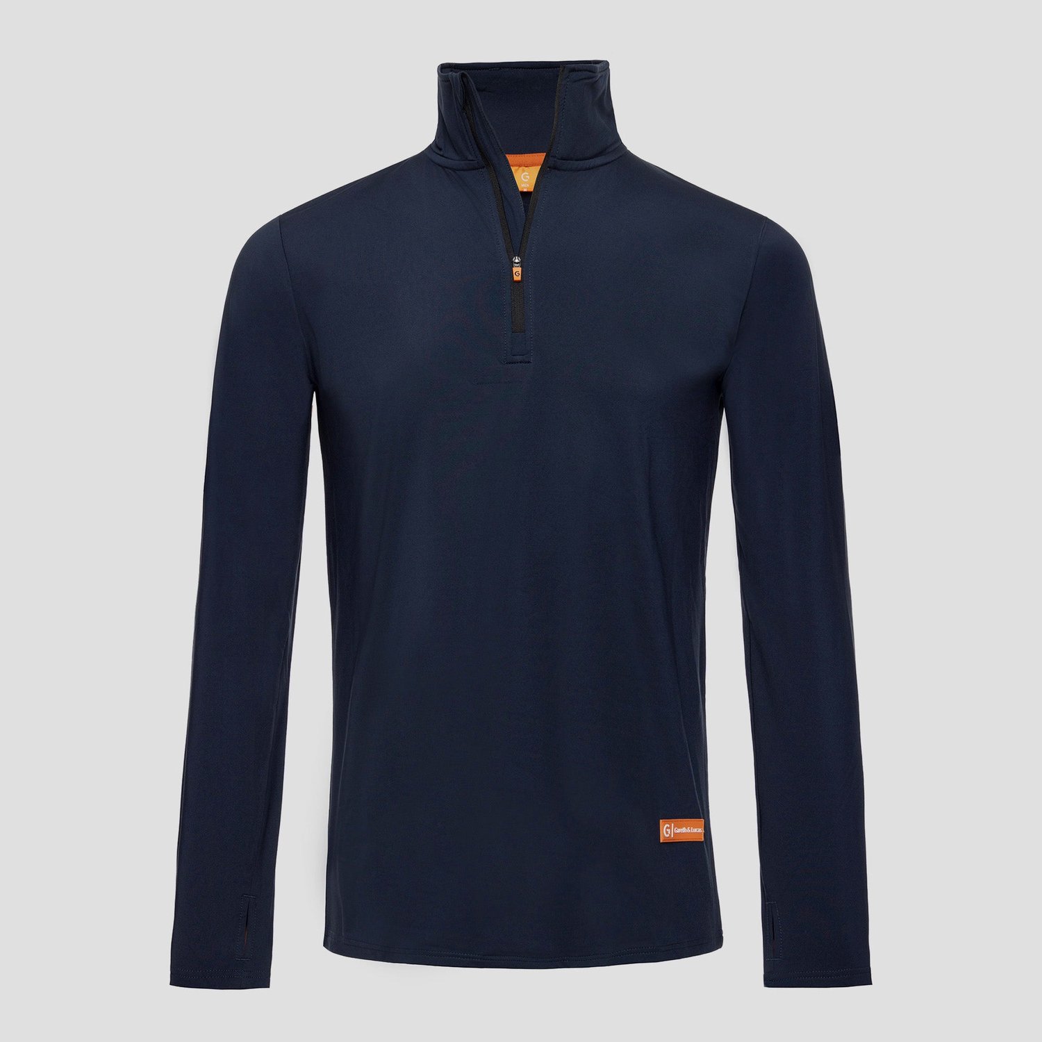 Gareth & Lucas NEO Skipully 2XL 100% Gerecycled Polyester Midlayer Sportshirt Wintersport Blauw