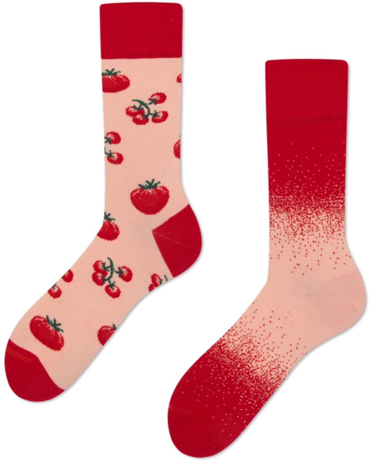 Many Mornings unisex sokken juicy tomato rood & roze