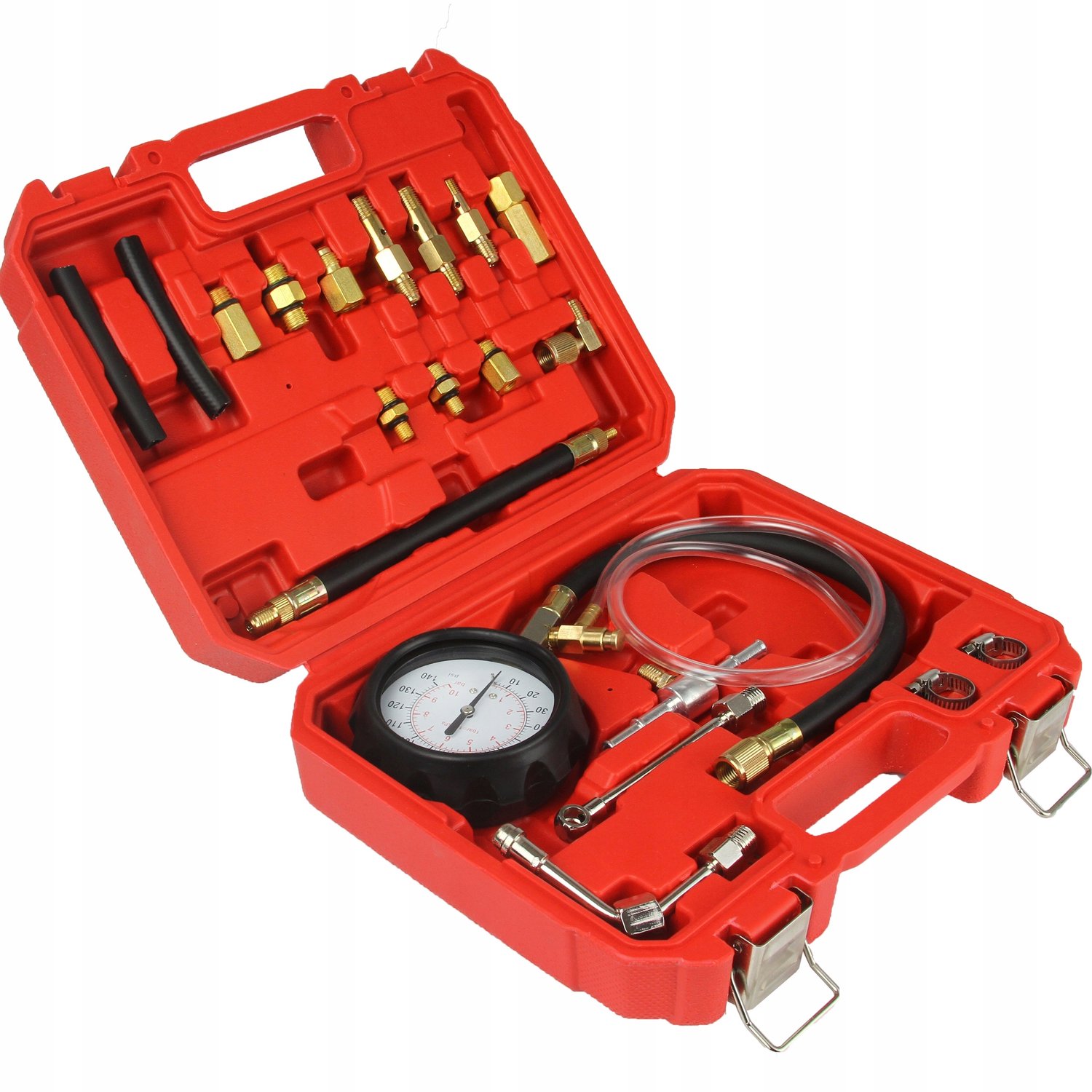 Brandstofdruk Tester 21-delig met Manometer 0-10 Bar