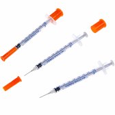 50 Stuks - Insulinespuit - Korte & Scherpe naald voor minimale pijn - 1 ml - 30G*8mm