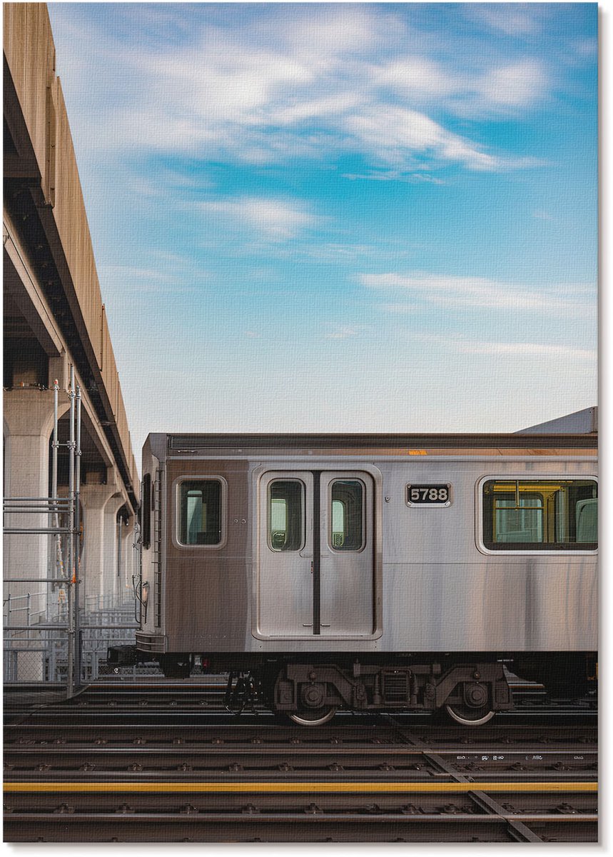 Tulup Polycanvas Poster - Stadslandschap, Fotografie - A4 - Grijs Wandposter - Rechthoek - Decoratieve poster - Woonkamer, Slaapkamer, Kantoor - Industrieel