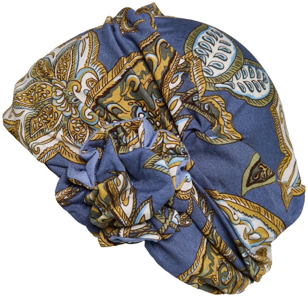 Gisela Mayer chemo muts Anna - print - Blauw luipaard