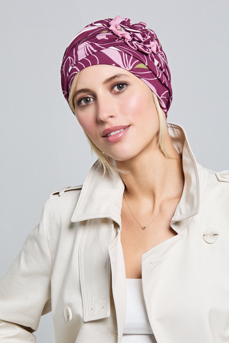 Gisela Mayer chemo muts Anna - print - Kersenrood