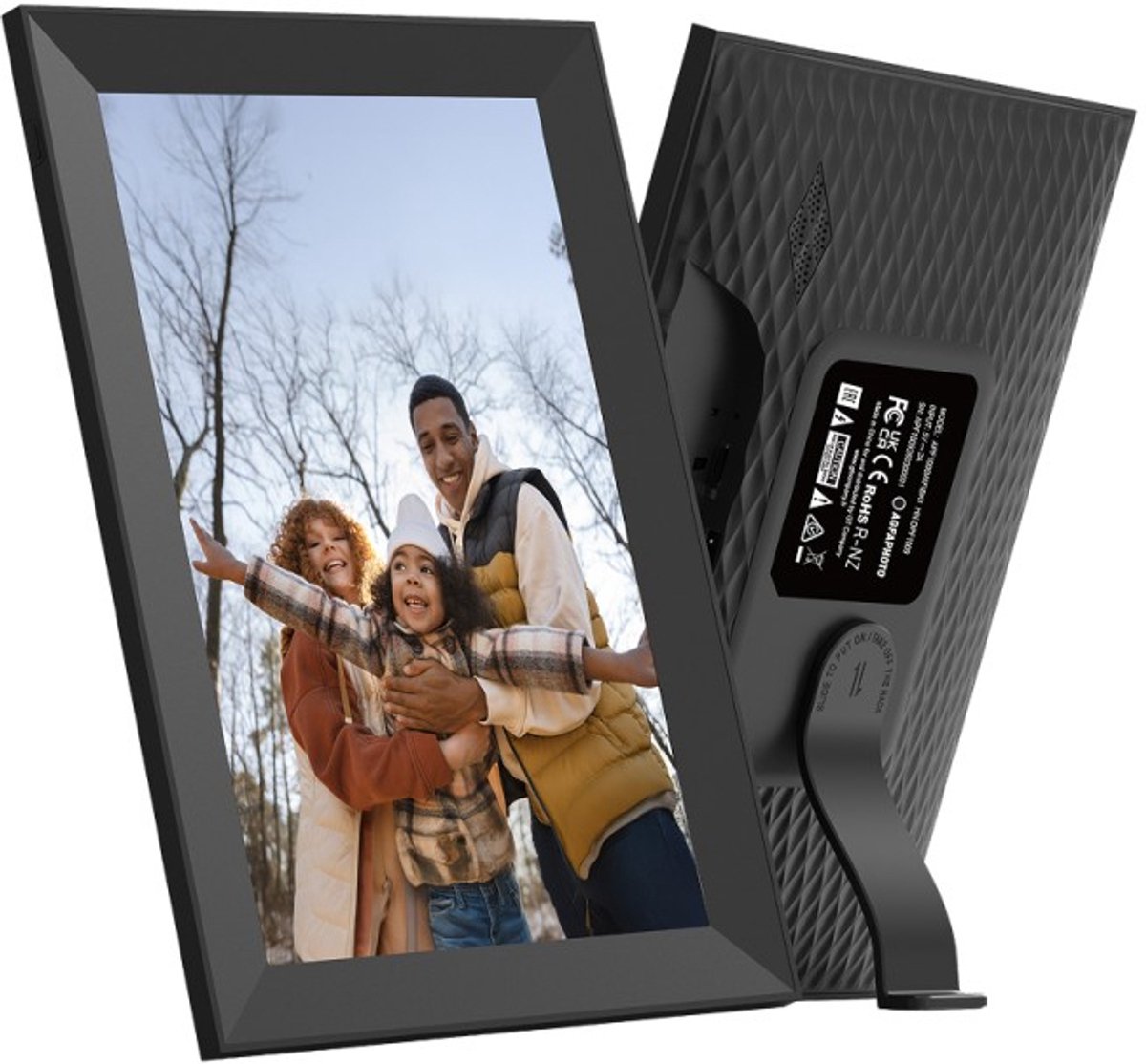 AGFAPHOTO - Digitale fotolijst met wifi-verbinding - Realiview APF1000WIFI-ONE - Fameo-app, 10-inch touchscreen, 16 GB geheugen, weer- en klokfuncties - Zwart — cadeau in Wonen & Interieur - foto 7