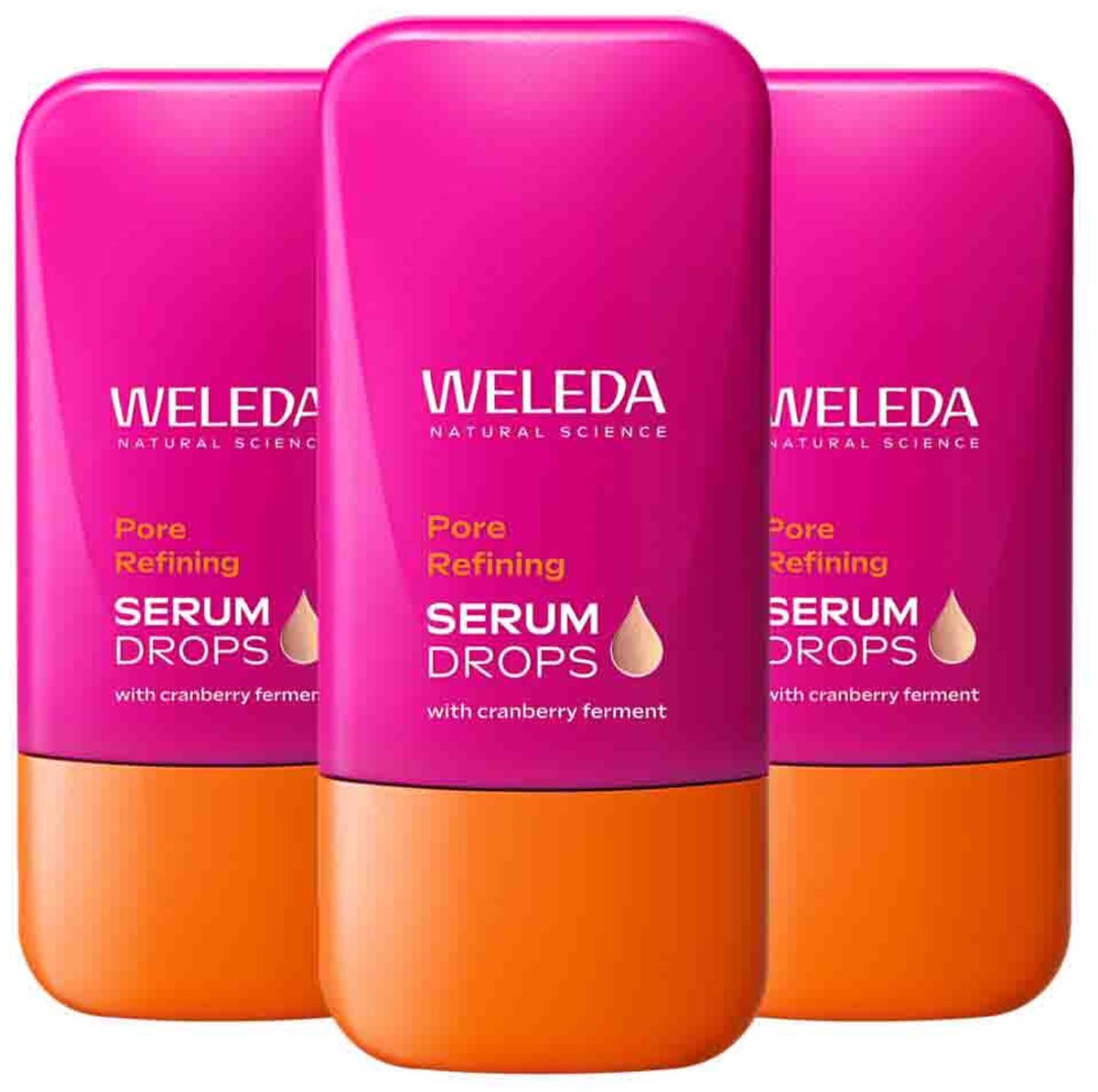 WELEDA - Serum Drops Vitamin Boost - 3 x 30 ml - Voordeelverpakking