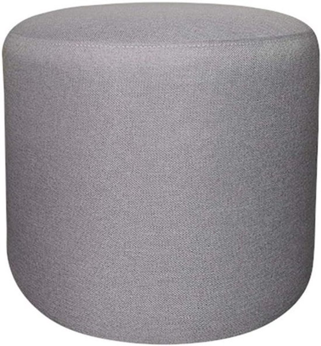 Voetkruk Ottomaans - Schoenkruk Poef - Ontspannen Zitten - Hoge Dichtheid Spons - 42x40cm - Grijs