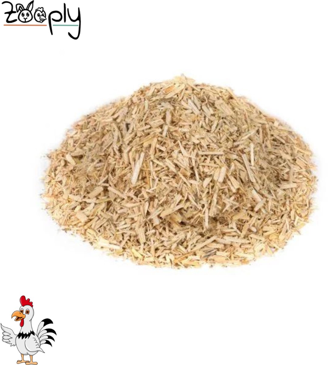 Zooply Hennepvezel met Eucalyptus - Bodembedekking - Absorberend & stofarm - Met eucalyptusgeur - 5 kg