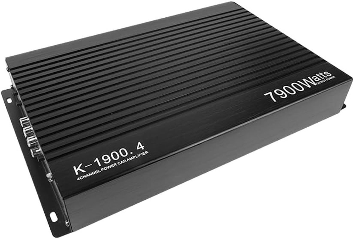 Krachtige 4-kanaals audioversterker, 7900W, voor verbeterde geluidskwaliteit en optimale prestaties