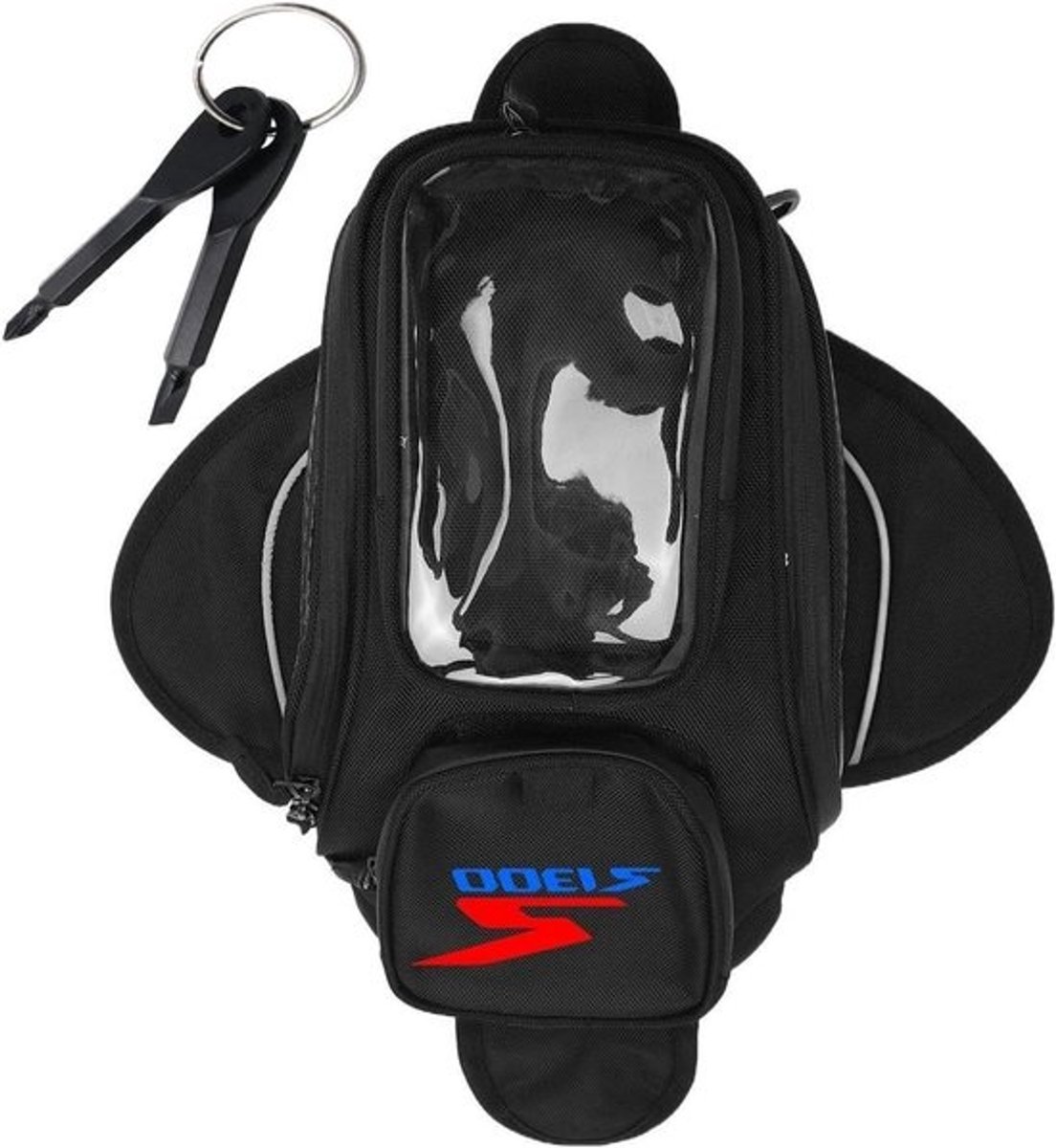 Motor Tanktas - Motortas Brandstoftank - Motorrijden - Magnetische Bevestiging - One Size - C