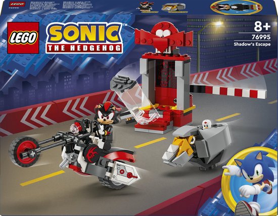 LEGO 76995 Sonic the Hedgehog Shadow the Hedgehog ontsnapping Actiefiguren en Motor Speelgoed