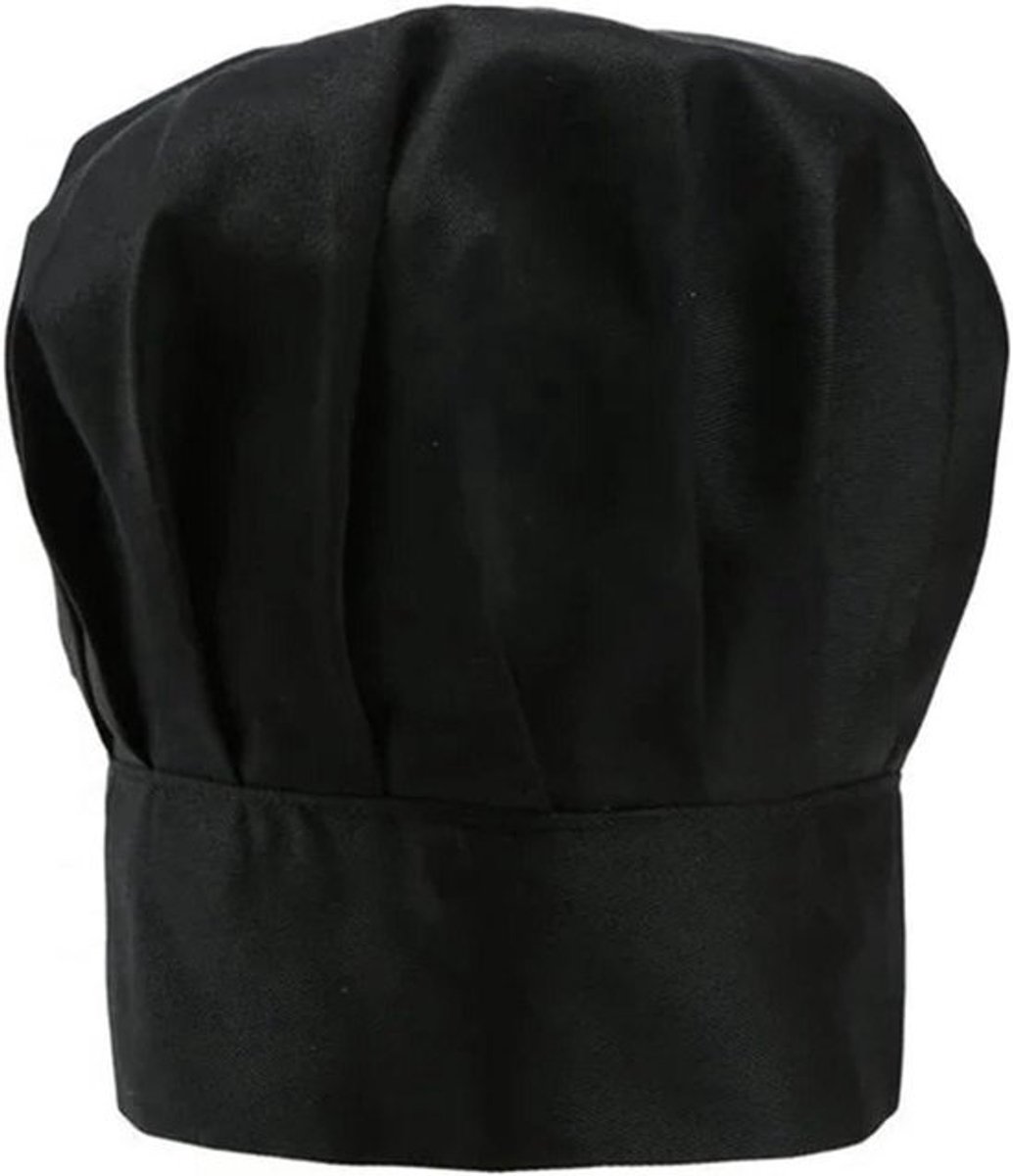 Koksmuts - Chef Hoed - Keuken Werk - Ademend Materiaal - 29 cm Hoog - Wit
